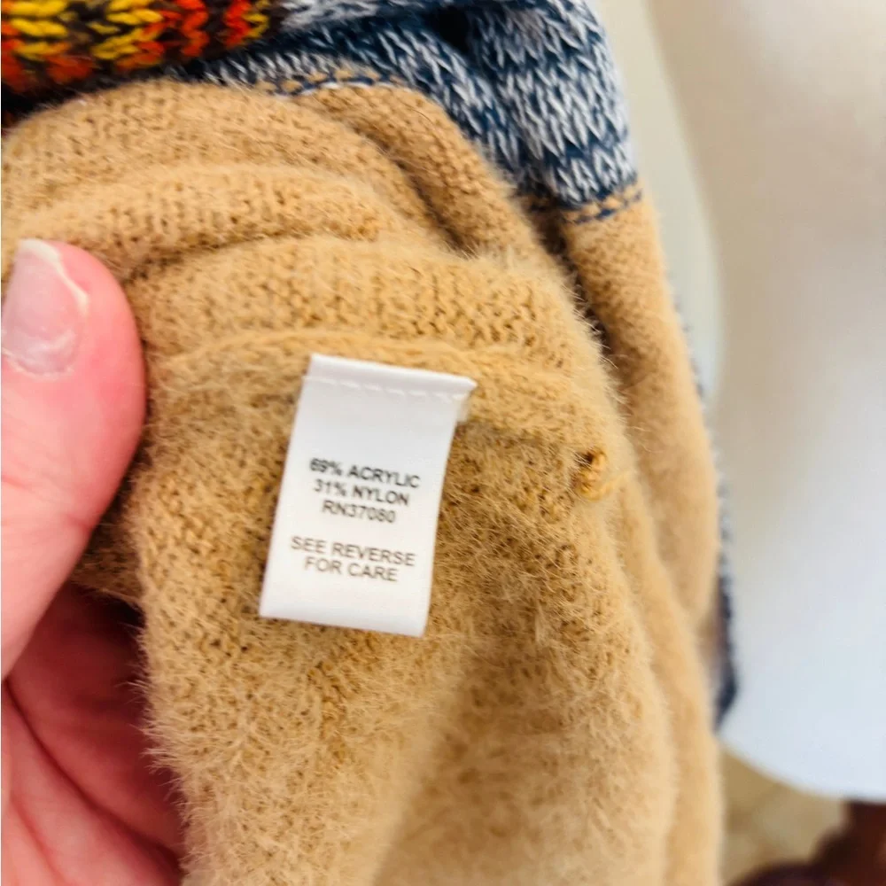 C Est. 1946 Multicolor Women's Cardigan Sweater Women’s Size M Indie Hippie - Picture 5 of 12